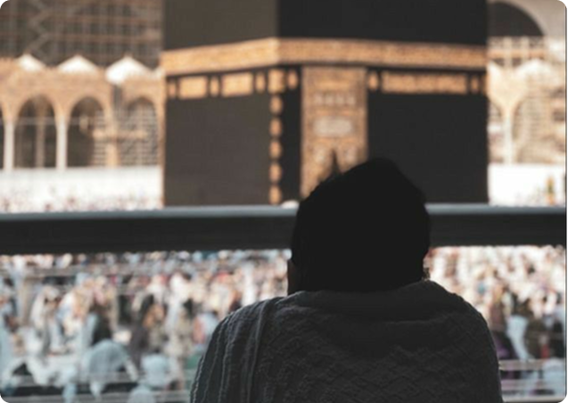 Woman at Kaaba